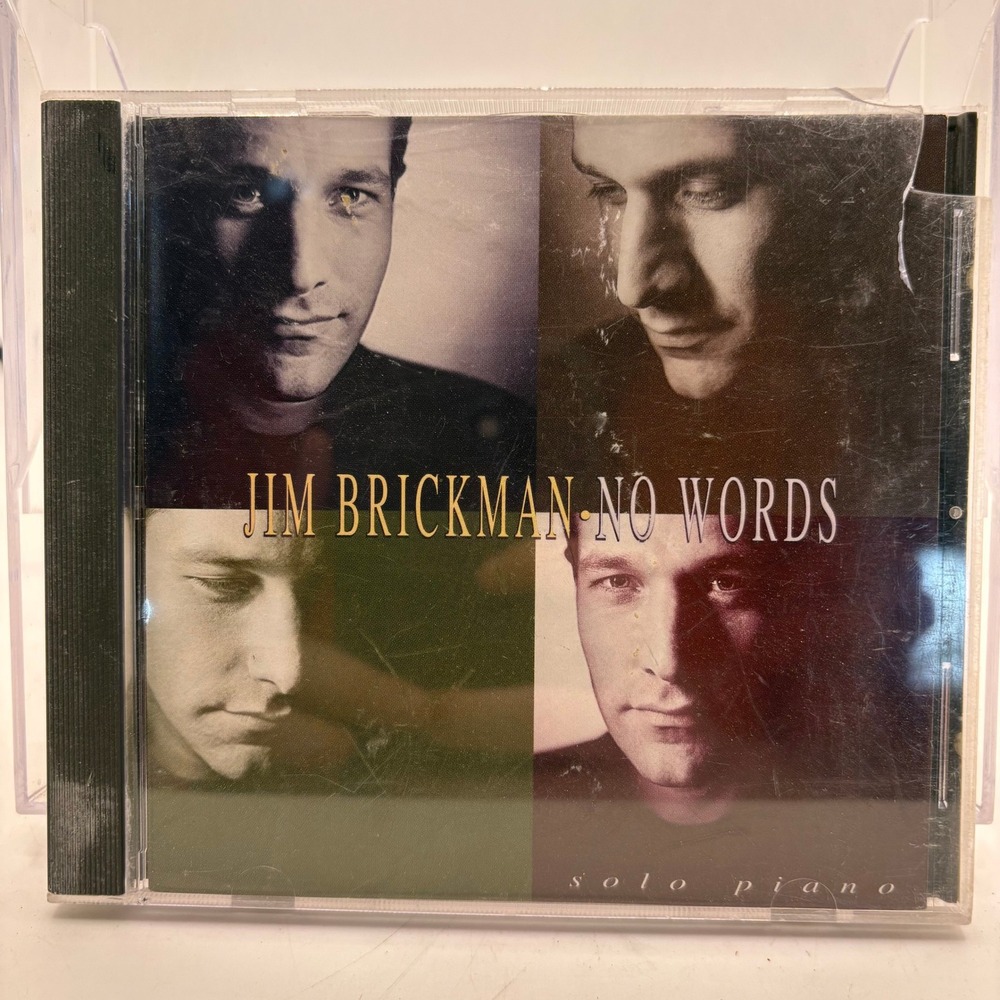 Jim Brickman No Words CD Solo Piano 1994 Windham Hill Records 019341113928